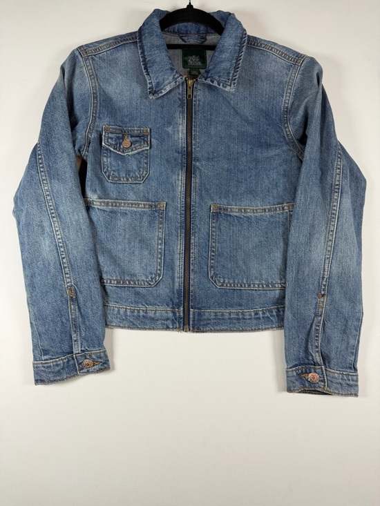 Wild Fable Women's Denim Utility Jacket - Light Wash - XS - Picture 4 of 8